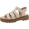 Sun + Stone Emmettt Womens Strappy Open Toe Gladiator Sandals In White