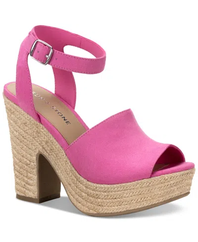 Sun + Stone Women's Fey Espadrille Dress Sandals, Created For Macy's In Taffy