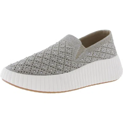 Sun + Stone Jimmie Womens Embellished Knit Slip-on Sneakers In Multi