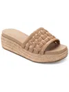 Sun + Stone Jordanaa Womens Square Toe Manmade Espadrilles In Beige