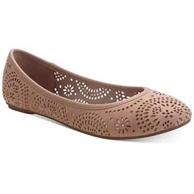 Sun + Stone Julietta Womens Embellished Manmade Flat Shoes In Gold