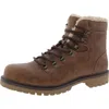 Sun + Stone Kyson Womens Faux Leather Cozy Winter & Snow Boots In Multi