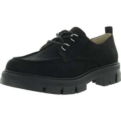 Sun + Stone Linnaa Womens Lace-up Faux Leather Loafers In Multi