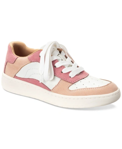 Sun + Stone Women's Mauraa Lace Up Sneakers, Created For Macy's In Pink Multi