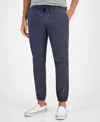 Sun + Stone Men's Articulated Jogger Pants, Created For Macy's In Fin