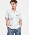 Sun + Stone Men's Augustus Floral Shirt, Exclusively At Macy's In White