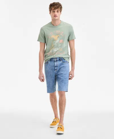 Sun + Stone Men's Bateau Denim 10" Shorts, Exclusively At Macy's