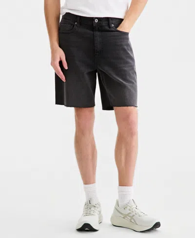 Sun + Stone Men's Bennett Relaxed-fit Denim Shorts, Macy's Exclusive In Black