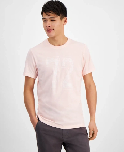 Sun + Stone Men's Cali Short Sleeve Crewneck 72 Graphic T-shirt, Created For Macy's In Soft Shell