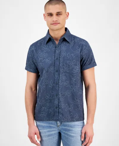 Sun + Stone Men's Camden Shirt, Exclusively At Macy's In Fin