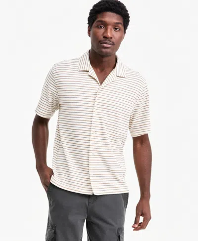 Sun + Stone Men's Camp Collar Short-sleeve Shirt, Macy's Exclusive In Multi