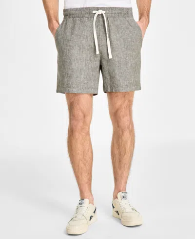 Sun + Stone Men's Chase Regular-fit 6" Shorts, Exclusively At Macy's In Simple Sage