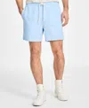Sun + Stone Men's Chase Regular-fit 6" Shorts, Exclusively At Macy's In Skysail Blue