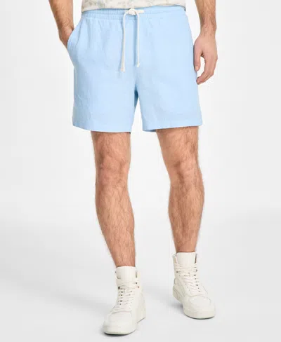 Sun + Stone Men's Chase Regular-fit 6" Shorts, Exclusively At Macy's In Skysail Blue
