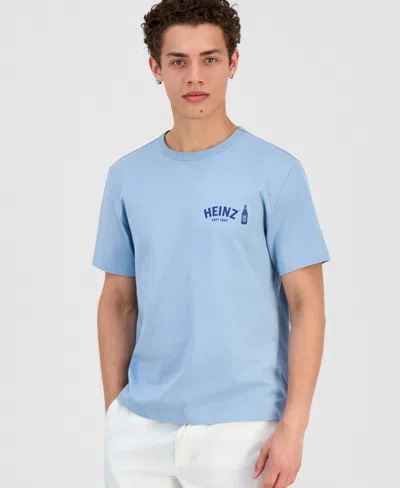 Sun + Stone Men's Cotton Heinz Graphic T-shirt, Macy's Exclusive In Blue