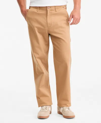 Sun + Stone Men's Duke Straight-leg Carpenter Pants, Macy's Exclusive In Beechwood