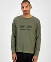 Sun + Stone Men's Graphic Thermal Shirt, Macy's Exclusive In Green