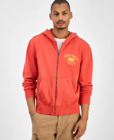 Sun + Stone Men's Graphic Zip Hoodie, Macy's Exclusive