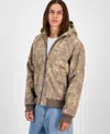 Sun + Stone Men's Gwynn Hooded Jacket, Macy's Exclusive In Animal Print