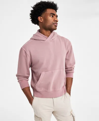 Sun + Stone Men's Heritage Regular-fit Hoodie, Exclusively At Macy's In Rose