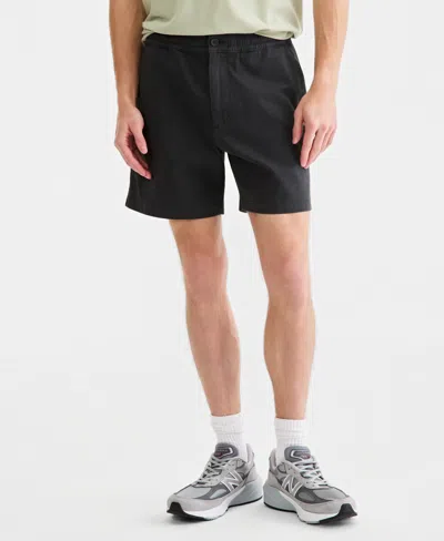 Sun + Stone Men's Johann Cotton-blend 6" Shorts, Macy's Exclusive In Black