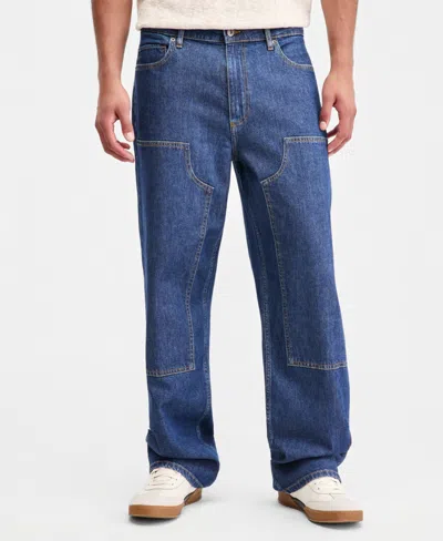 Sun + Stone Men's Lagos Baggy-fit Jeans, Macy's Exclusive In White
