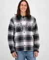 Sun + Stone Men's Mack Long Sleeve Snap-front Plaid Shirt Jacket, Macy's Exclusive In Multi