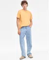 Sun + Stone Men's Mousse Baggy Jeans, Exclusively At Macy's In Blue