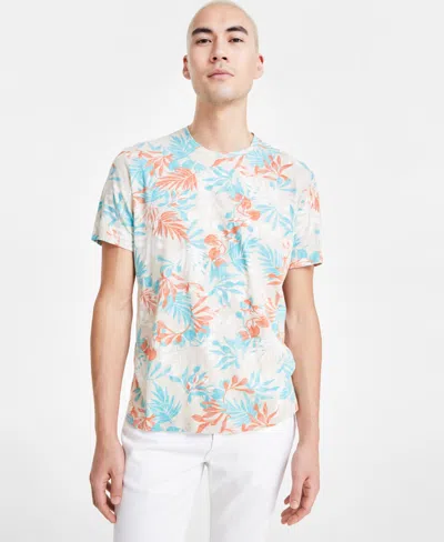 Sun + Stone Men's Oasis Short Sleeve Crewneck T-shirt, Created For Macy's In Neutral