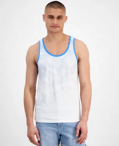 Sun + Stone Men's Ombre Tank Top, Created For Macy's In Medium Blue