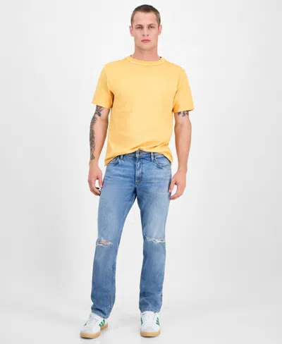 Sun + Stone Men's Profond Straight Leg Jeans, Exclusively At Macy's In Yellow