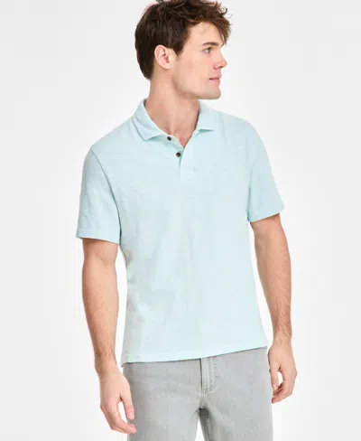 Sun + Stone Men's Regular-fit Textured Polo Shirt, Created For Macy's