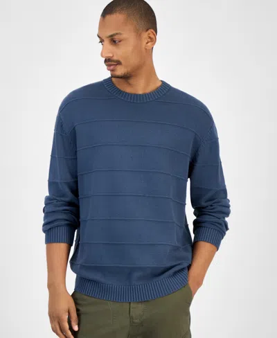 Sun + Stone Men's Ribbed Crewneck Sweater, Macy's Exclusive