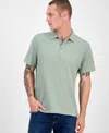 Sun + Stone Men's Rocco Textured Polo Shirt, Exclusively At Macy's In Green