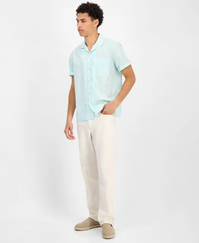 Sun + Stone Men's Sable Straight Fit Jeans, Exclusively At Macy's In Brown