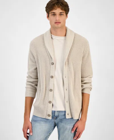 Sun + Stone Men's Shawl-collar Cardigan, Macy's Exclusive
