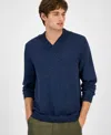 Sun + Stone Men's Shawl-collar Sweater, Macy's Exclusive In Blue
