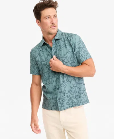 Sun + Stone Men's Short-sleeve Tony Floral Shirt, Macy's Exclusive In Animal Print