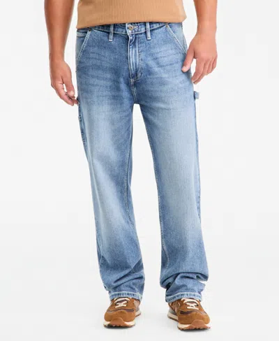 Sun + Stone Men's Skye Mid-rise Loose-fit Jeans, Macy's Exclusive In Skye Wash