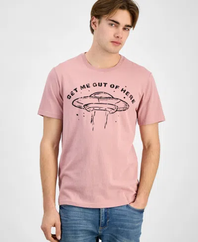 Sun + Stone Men's Space Regular-fit Graphic T-shirt, Exclusively At Macy's In Ethiopian