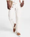 SUN + STONE MEN'S WORKWEAR STRAIGHT-FIT GARMENT-DYED TAPERED CARPENTER PANTS, CREATED FOR MACY'S