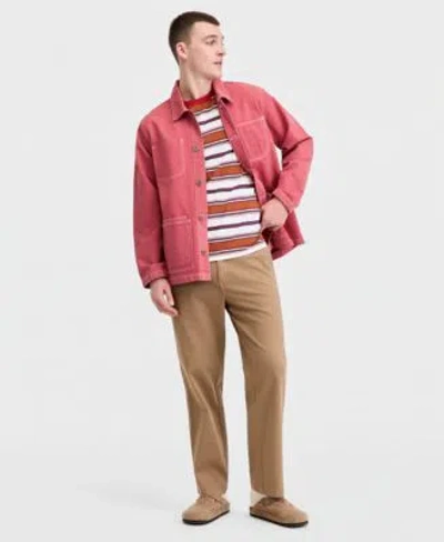 Sun + Stone Sun Stone Mens Chore Jacket Striped T Shirt Relaxed Chino Pants Macys Exclusive In Multi