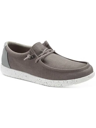 Sun + Stone Mens Padded Insole Slip-on Casual And Fashion Sneakers In Grey