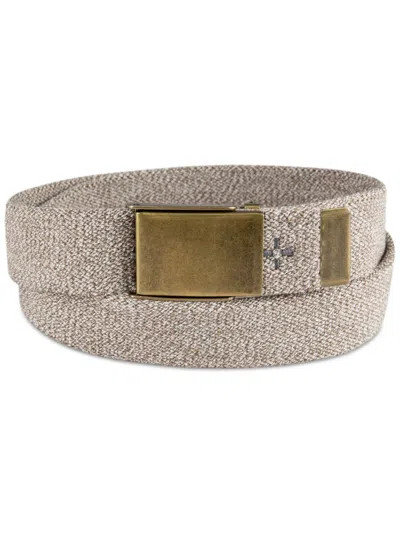 Sun + Stone Mens Webbing Polyester Fabric Belt In Green