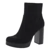 Sun + Stone Patricee Womens Cushioned Footbed Faux Suede Mid-calf Boots In Multi