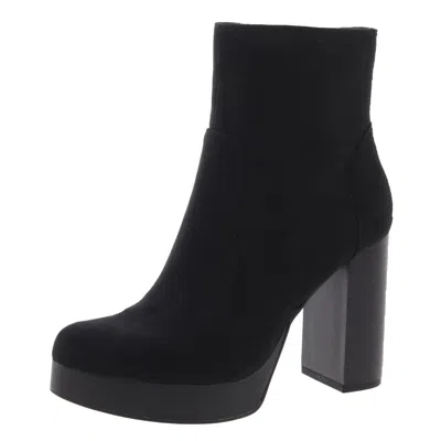 Sun + Stone Patricee Womens Cushioned Footbed Faux Suede Mid-calf Boots In Multi