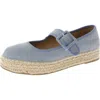 Sun + Stone Women's Poppyy Buckle Espadrille Mary Janes, Created For Macy's In Blue