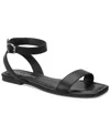 SUN + STONE QUEBECC ANKLE-STRAP FLAT SANDALS, CREATED FOR MACY'S