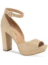 Sun + Stone Reeta Womens Ankle Pumps In Gold