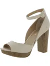 Sun + Stone Women's Reeta Peep Toe Block Heel Platform Sandals, Created For Macy's In Beige